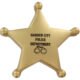 Promotional Sheriff's Badge Stress Balls