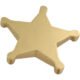 Promotional Sheriff's Badge Stress Balls