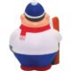 Imprinted Skier Bert Stress Relievers