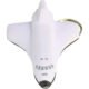 Imprinted Space Shuttle Keychain Stress Toys