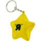 Promotional Star Stress Ball Key Chains