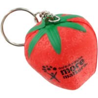 Logo Strawberry Keychain Stress Toys