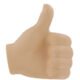 Logo Thumbs Up Stress Balls
