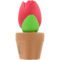 Printed Tulips in Pot Stress Ball