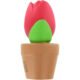 Printed Tulips in Pot Stress Ball
