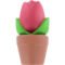 Printed Tulips in Pot Stress Ball