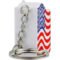 Printed US Flag Key Chain Stress Balls