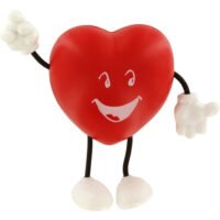 Marketing Valentine Heart Figure Stress Balls