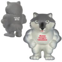 Custom Wolf Mascot Stress Balls