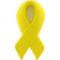 Advertising Yellow Award Ribbon Stress Relievers