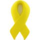 Advertising Yellow Award Ribbon Stress Relievers