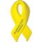Advertising Yellow Award Ribbon Stress Relievers