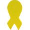 Advertising Yellow Award Ribbon Stress Relievers